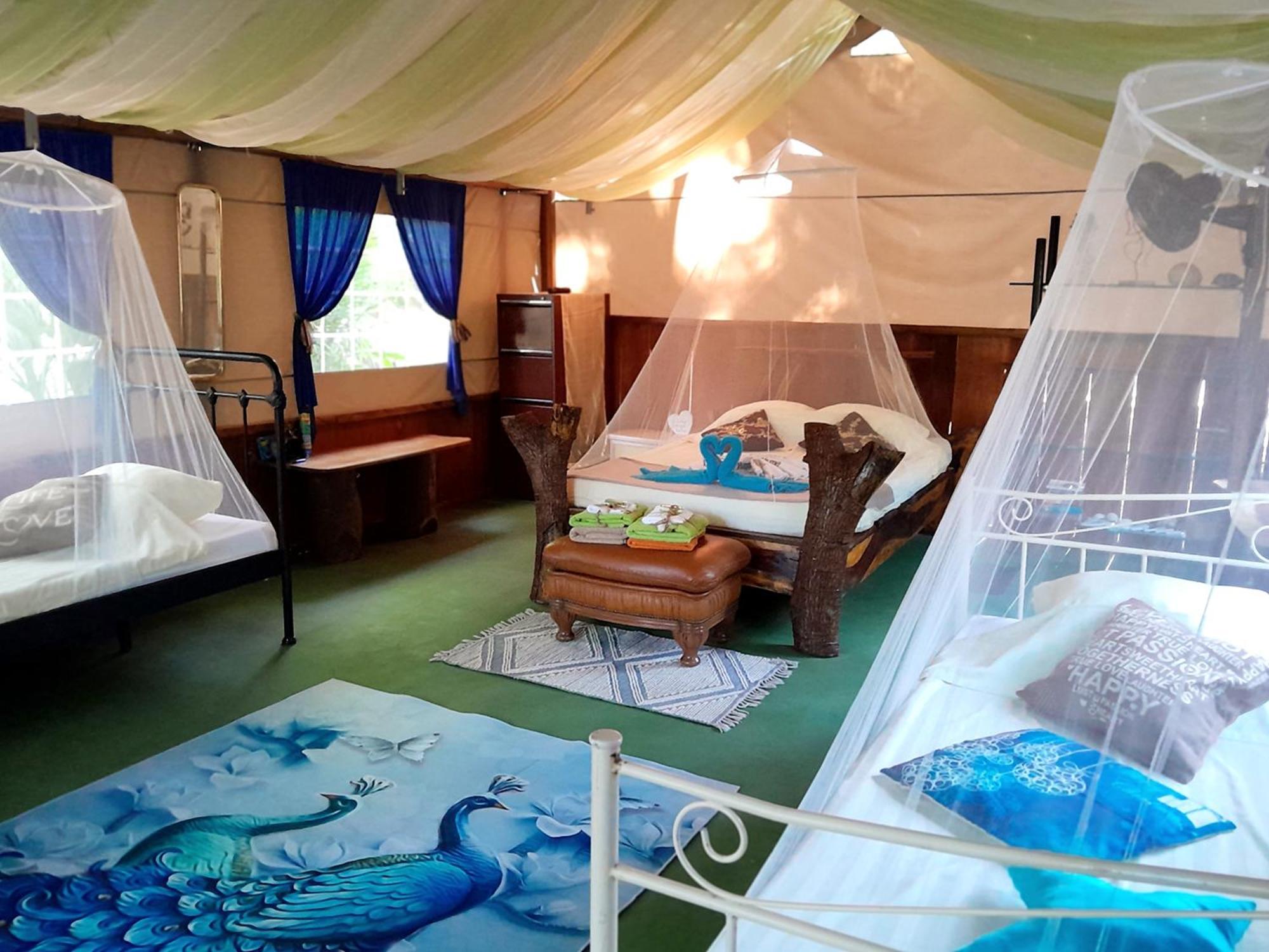 Fully Furnished Family Jungle Tent, Latino Glamping Paquera Hotel ภายนอก รูปภาพ